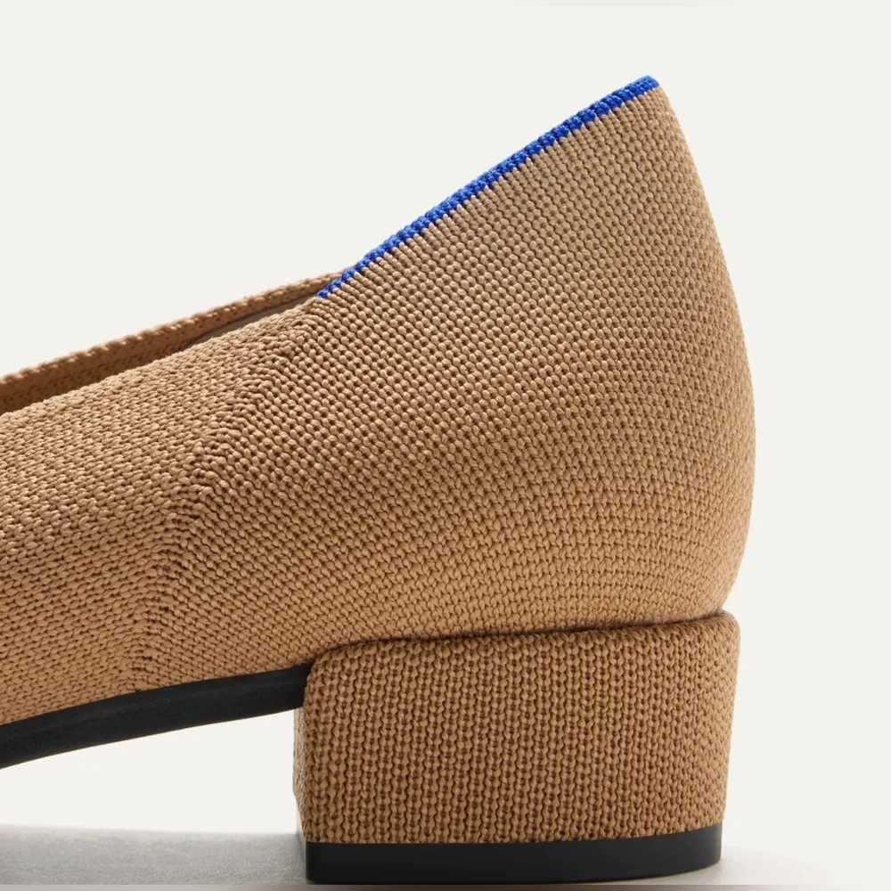 NEW ROTHY'S The High Point Heel, Wren Captoe Size 10.5 - Picture 6 of 11